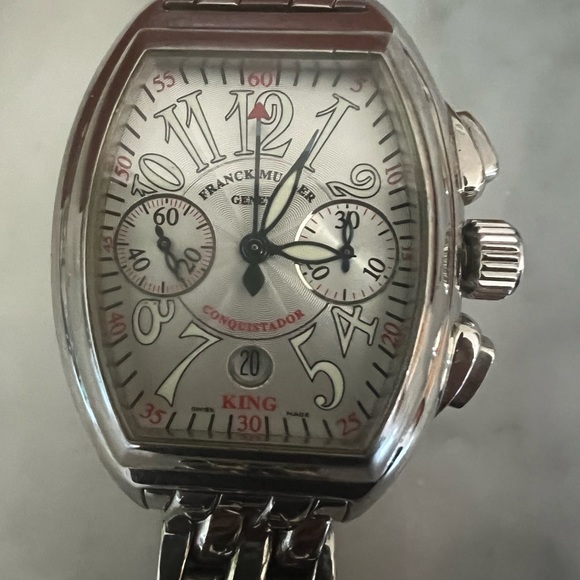 Franck Muller King Conquistador Silver Men's Watch - 8005CC - Picture 12 of 14